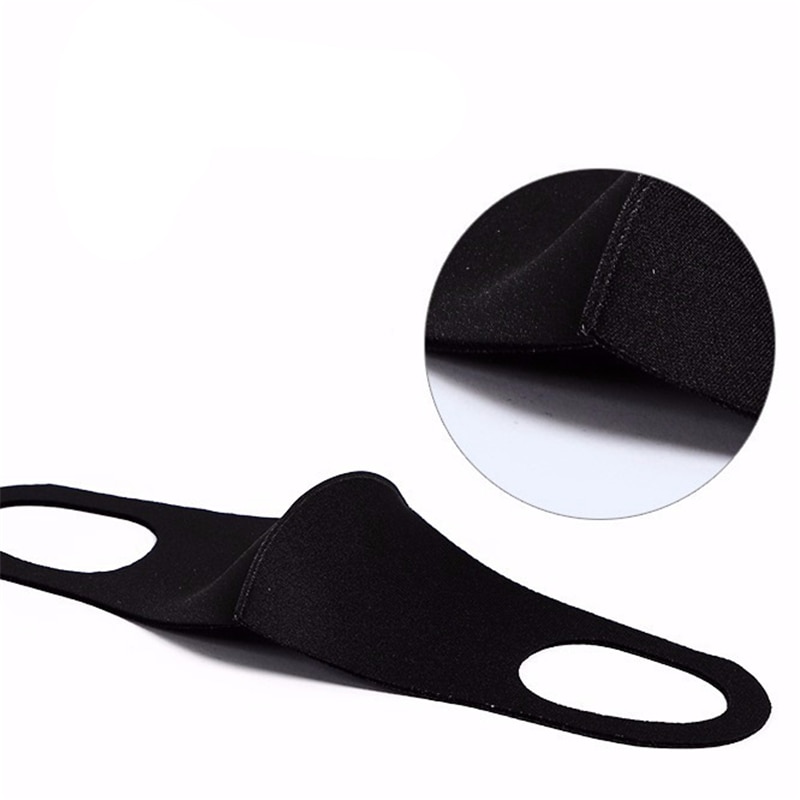 10 pièces Masque visage noir bouche Masque réutilisable Masque lavable Mascarillas Masque Facial Masque Facial