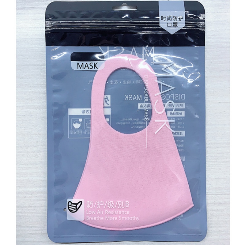 10 pièces Masque visage noir bouche Masque réutilisable Masque lavable Mascarillas Masque Facial Masque Facial