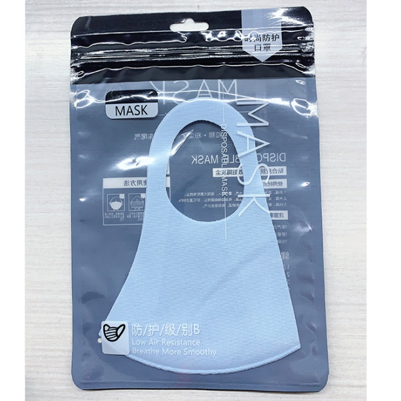 10 pièces Masque visage noir bouche Masque réutilisable Masque lavable Mascarillas Masque Facial Masque Facial